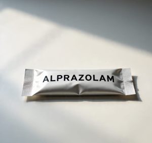 Sealed packet of high-purity Alprazolam research chemical – Buy Alprazolam Canada from ChemLabs Canada with discreet, lab-grade quality shipping