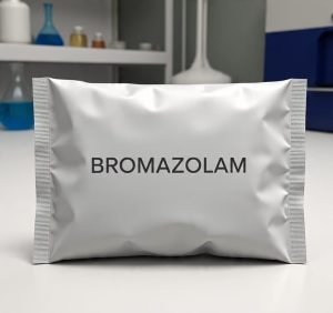 Sealed packet of high-purity Bromazolam research chemical – Buy Bromazolam Canada from ChemLabs Canada with discreet, lab-grade quality shipping
