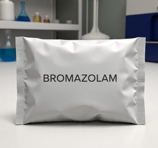 Sealed packet of high-purity Bromazolam research chemical – Buy Bromazolam Canada from ChemLabs Canada with discreet, lab-grade quality shipping