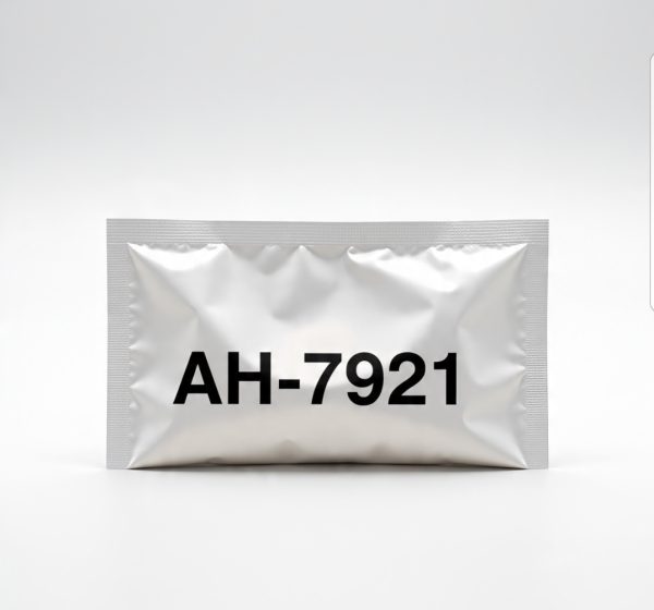 Buy Pure AH-7921 Canada – ≥99.9% forensic-grade AH-7921 HCl powder in sealed ChemLabs Canada vial, UPLC-MS/NMR certificate visible, NOC-required analytical reference for Canadian toxicology & forensic laboratories.