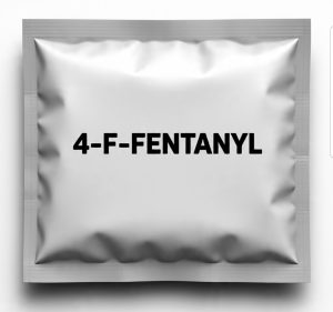 Buy Pure 4-Fluorofentanyl Canada – ≥99.9% forensic-grade 4-Fluorofentanyl HCl powder in sealed ChemLabs Canada vial, UPLC-MS/NMR certificate visible, NOC-required analytical reference for Canadian toxicology & forensic laboratories.