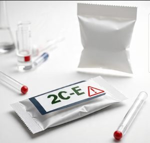 Buy Pure 2C-E Canada – 99.9% high-purity 2C-E HCl crystal in sealed ChemLabs Canada vial, GC-MS/NMR certificate visible, NOC-compliant lab-tested research chemical for Canadian forensic buyers.