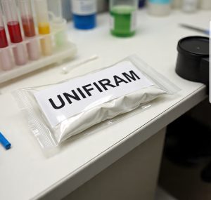 Buy Unifiram Canada – 99.9% high-purity unifiram powder in sealed ChemLabs Canada vial, LC-MS/NMR certificate visible, lab-tested research chemical for Canadian buyers.