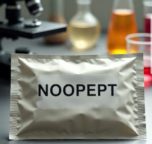 Buy Pure Noopept Canada – 99.9% high-purity Noopept powder in sealed ChemLabs Canada vial, LC-MS/NMR certificate visible, lab-tested research chemical for Canadian buyers.